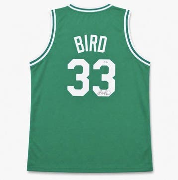 NBA - Larry Bird - Groene aangepaste basketbaljersey -, Nieuw