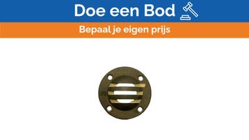Bieden: Guidi Round Brass Marine Ventilation Cap 60mm - 111, Ophalen of Verzenden, Nieuw, Kombuis en Sanitair, Zeilboot of Motorboot