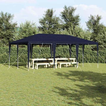 vidaXL Partytent Blauw 600 x 400 x 266 cm Polyethyleen en, Tuin en Terras, Partytenten, Verzenden, Nieuw, Partytent