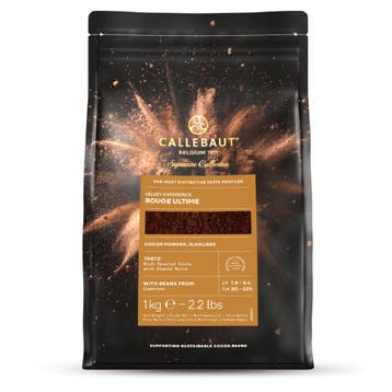 Callebaut Cacaopoeder Rouge Ultime 1kg, Verzenden, Nieuw