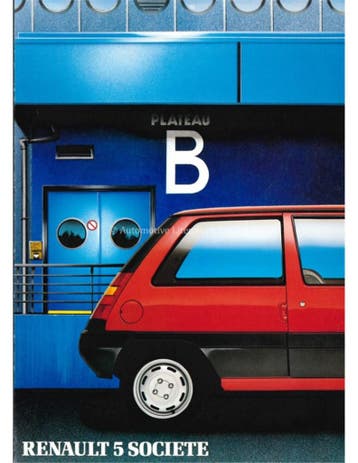 1985 RENAULT 5 BROCHURE FRANS, Nieuw, Renault, Author