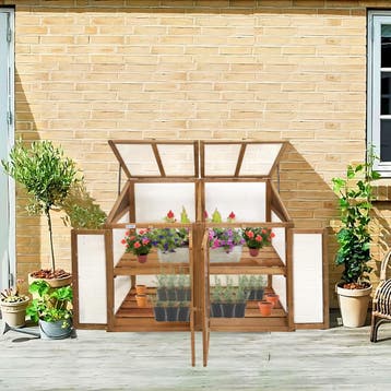 Kweekkas | Broeikas | Tuinkas | 120x49x97,5 cm | Vurenhout, Verzenden, Nieuw