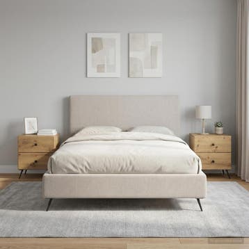 vidaXL Nachtkastje 2 st Artisanaal eiken 43 x 34,5 x 47,5 cm, Minder dan 45 cm, Verzenden, Nieuw, Minder dan 55 cm