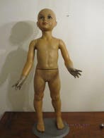 Mannequin - Vintage kinder paspop etalagepop mannequin, 60e