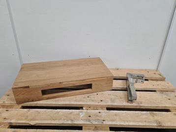 Casajoy Fonteinplanchet 61 x 32 x 12 cm hout, Ophalen of Verzenden, Nieuw, Chroom, Overige typen
