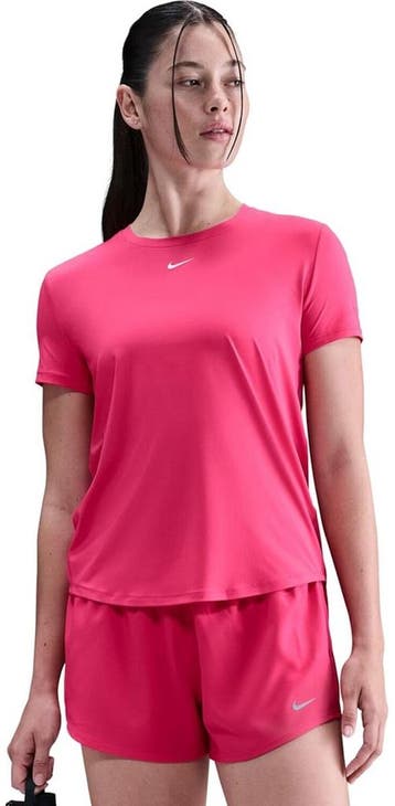 Nike One Classic Dri-FIT T-shirt Dames Rood - L, Ophalen of Verzenden, Nieuw