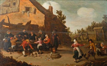 Toegeschreven aan Pieter de Bloot (1601-1658), Boerenkermis, Antiek en Kunst
