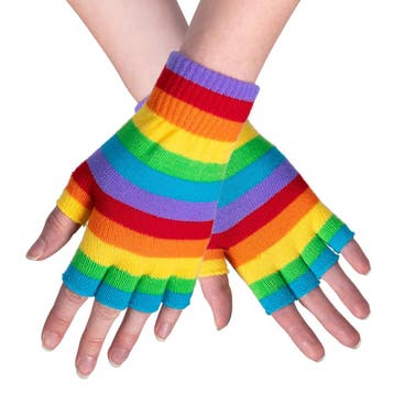 Vingerloze Handschoenen Regenboog, Ophalen of Verzenden, Nieuw