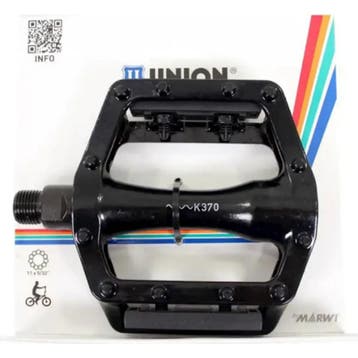 Union BMX pedaal zwart 9/16 inch kunststof sportief model..., Ophalen of Verzenden, Nieuw, Crankstel of Pedalen
