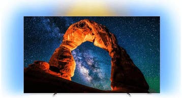 Philips 65OLED803 65 inch 4K OLED 100 Hz Ambilight Smart TV, Ophalen, Philips, Zo goed als nieuw, 100 Hz