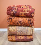 Vintage Vloerkussens - Marokkaanse handgemaakte vloerkussens, Overige materialen, Bohemian, handgemaakt, Nieuw, Ophalen of Verzenden