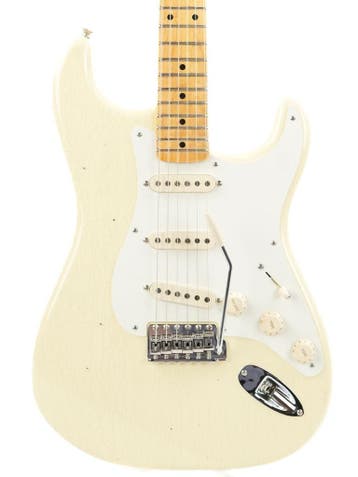 Fender Custom Shop 55 Stratocaster Vintage White Journeyman, Ophalen of Verzenden, Nieuw, Solid body, Fender