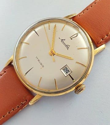 Mauthe - German – In-house cal. 612 - gold plated mens -, Nieuw