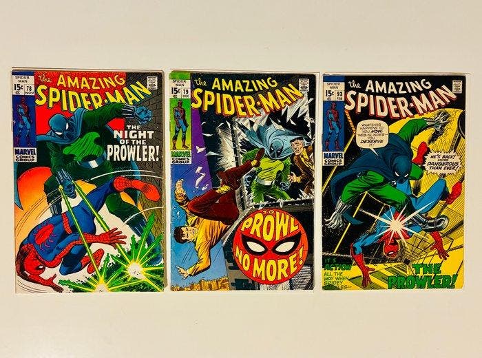 The Amazing Spider-Man #78, 79, 93 - 1st app & origin of, Boeken, Strips | Comics