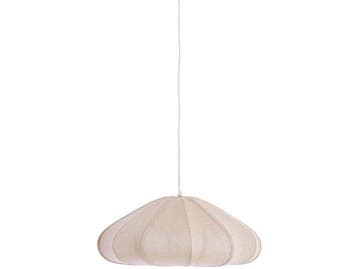 Light & Living Cesano - Hanglamp - Jute - Ø50cm - Wit, Huis en Inrichting, Lampen | Hanglampen, Verzenden, Nieuw