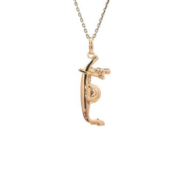 Roségouden vintage gondel hanger 14 kt, Ophalen of Verzenden, Nieuw