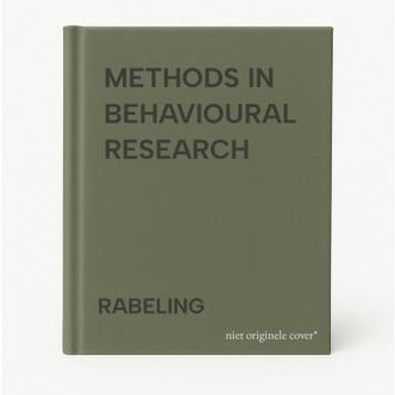 METHODS IN BEHAVIOURAL RESEARCH - RABELING 9781308832630, Boeken, Verzenden, Gelezen, RABELING