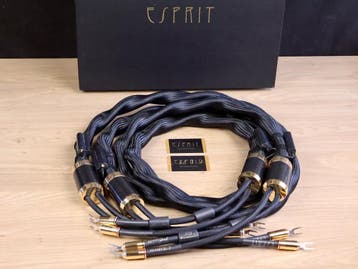 Esprit Audio LEsprit G9 high end audio speaker cables 2,5 m, Ophalen of Verzenden, Gebruikt, Overige kabels