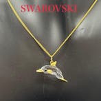 Swarovski - Verguld - Halsketting - Swarovski Dolfijnhanger