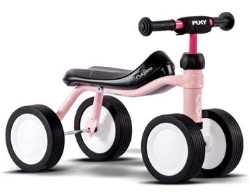 Pukylino oefenfiets met 4 wielen Retro Roze 1+, Verzenden, Nieuw