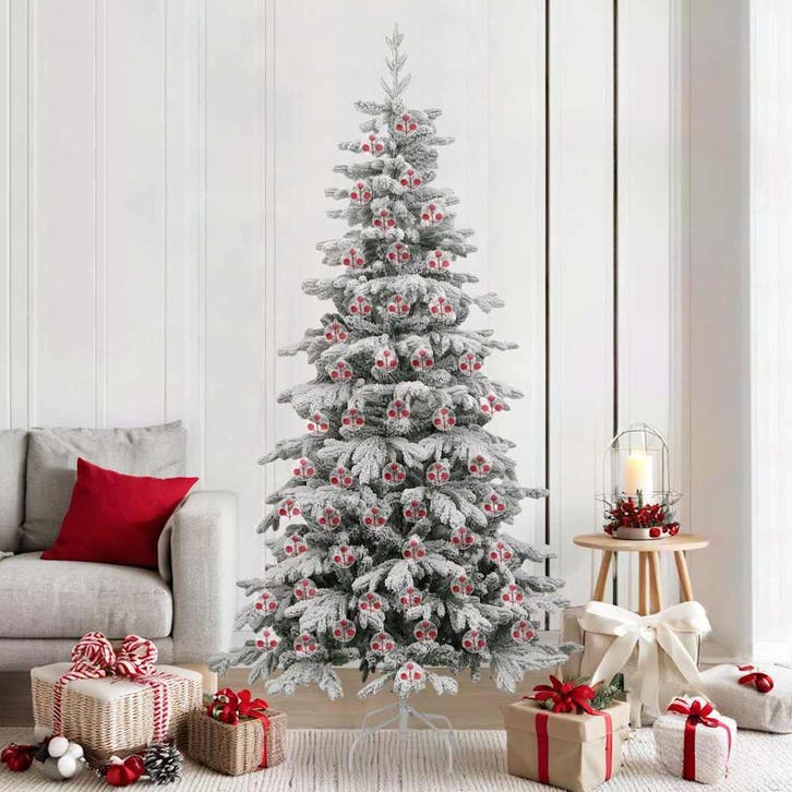 vidaXL Kerstbal Set 100 pcs Doorzichtig Ø 8 cm, Diversen, Kerst, Nieuw, Verzenden