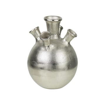 Tulpen vaas zilver 22cm*, Verzenden, Nieuw