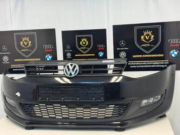 VW Polo V 6R 2010 voorbumper 2009/2017 zwart LO41 6R0807221, Auto-onderdelen, Gebruikt, Voor, Volkswagen, Bumper