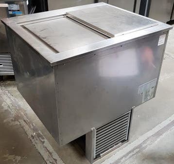 Occasion AKE Ideal Drop-in schepijsvitrine, Zakelijke goederen, Horeca | Keukenapparatuur, Ophalen, Gebruikt, Koelen en Vriezen