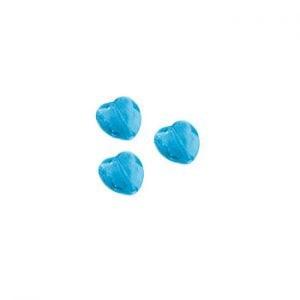 10 x Kinderkralen acryl facet hart blauw 12.5 mm, Ophalen of Verzenden, Nieuw, Kraal