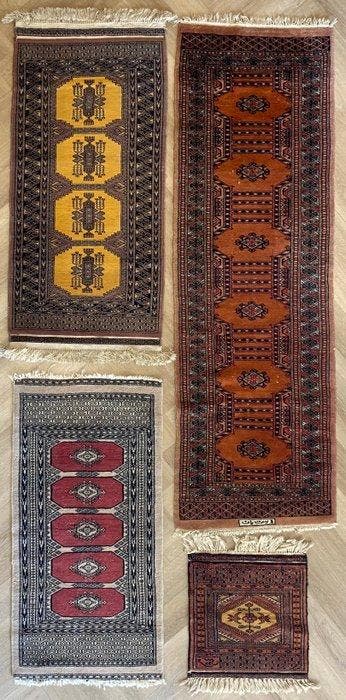 4 x Oosterse Tapijtjes - Tapijt - 205 cm - 65 cm, Nieuw