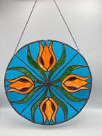 Glas-in-loodraam - 1930-1940 - Glas-in-lood hanger
