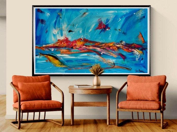 Luc Mora - Left Bank - XXL, Antiek en Kunst, Kunst | Designobjecten