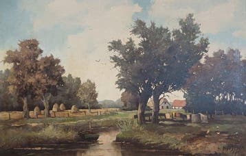 Willem Heytman (1950) - Boerderijlandschap
