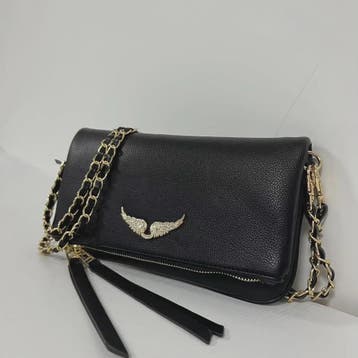 Luxe Dames Crossbody Tas met Ketting en Diamant Accent - Fra, Verzenden, Nieuw