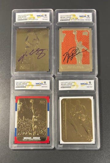 1996/97 Fleer 23KT Gold Kobe Bryant, Michael Jordan Rookie -, Nieuw