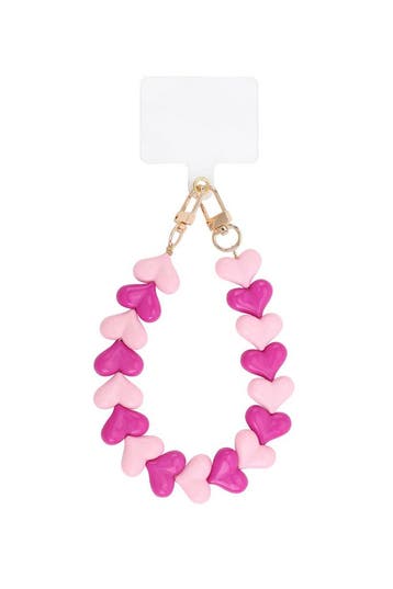 Dubbele hart telefoonkoord (Telefoonketting, Accessoires), Verzenden, Nieuw