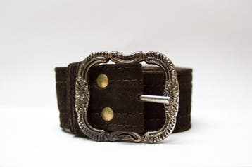 Riem voor donker bruine lederhosen, Verzenden, Nieuw, Feestartikel