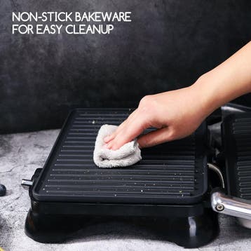 Tosti apparaat - Tosti ijzer - Contactgrill - Grill apparaat, Verzenden, Zo goed als nieuw