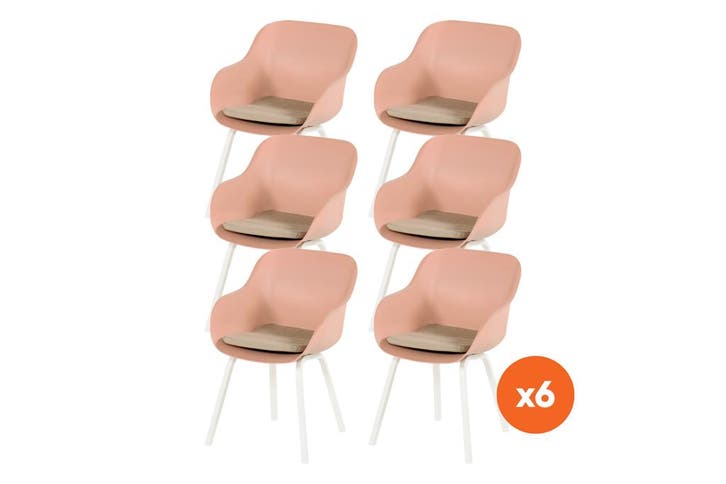 Set van 6 - Hartman Le Soleil Element dining armstoelen -, Tuin en Terras, Tuinsets en Loungesets, Nieuw, Overige materialen, Verzenden