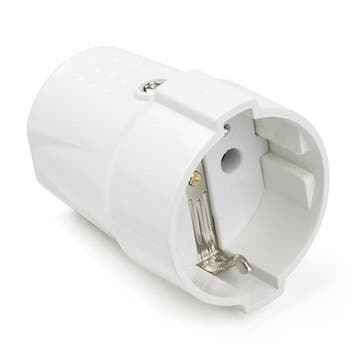 Contrastekker | Q-link (Randaarde, 10/16 A, Wit), Doe-het-zelf en Verbouw, Verzenden, Nieuw