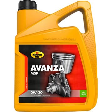 Kroon Oil Avanza MSP 0W20 1 Liter, Ophalen of Verzenden
