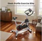 Spinningfiets Bluetooth Hartslag Stille Hometrainer, Verzenden, Nieuw