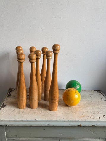 Bordspel - Set da bowling da esterno - Hout