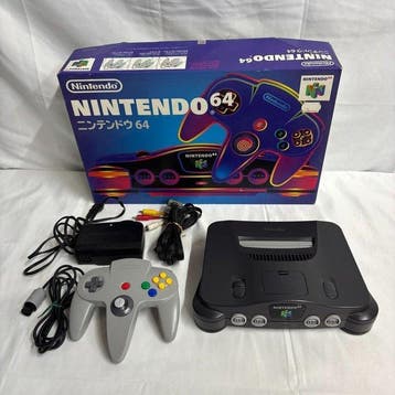 Nintendo - N64 - Nintendo 64 console with Super Mario 64 and, Nieuw