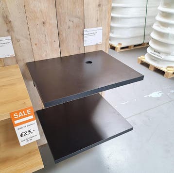 SALE - OP=OP Badmeubel 60 x 3,2 x 50  zwart nr148 -, Ophalen of Verzenden, Nieuw