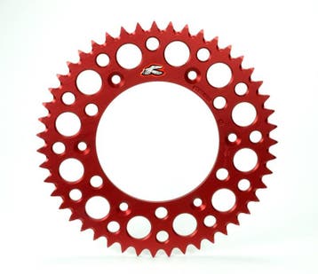Renthal 86-02 Honda CR 80 Rear Grooved Sprocket - Red, Ophalen of Verzenden, Nieuw