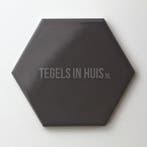 Wandtegel scale hexagon honingraad 6-hoekig donker grijs, Ophalen, Nieuw, 10 m² of meer, Wandtegels