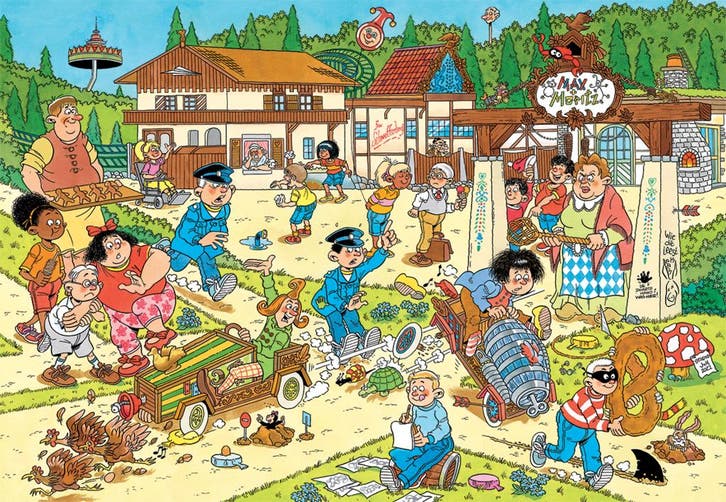 Jan van Haasteren legpuzzel (360) : Efteling Max & Morit..., Hobby en Vrije tijd, Denksport en Puzzels