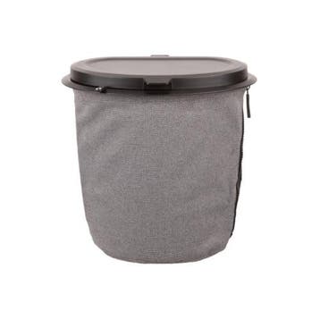 Flextrash Mobiele Camping Prullenbak 5 Liter Grijs, Ophalen of Verzenden, Nieuw