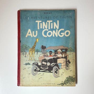 Tintin T2 - Tintin au Congo (B1) - C - 2e édition couleur -, Boeken, Nieuw